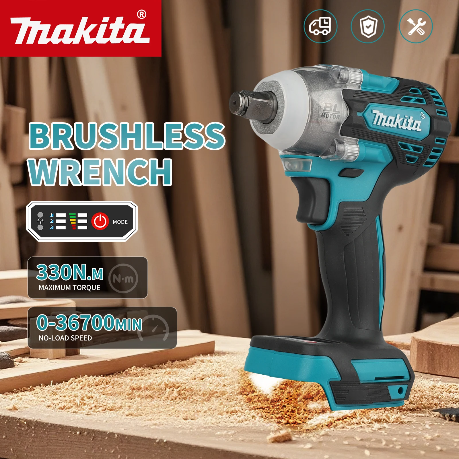 Makita Drill Dtw300 - Makita DTW300 Fırçasız Darbeli Anahtar için