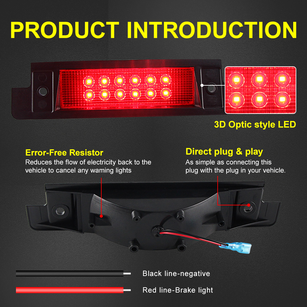 1 adet yüksek dağı LED fren la - Power Tools World incelemesi ve fiyatı